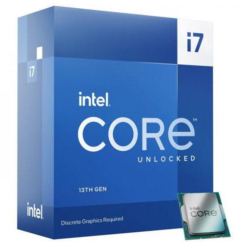 INTEL i7-13700KF 16 Core, 3.40Ghz, 30Mb,125W, LGA1700, 13.Nesil, BOX, (Grafik Kart YOK, Fan YOK)