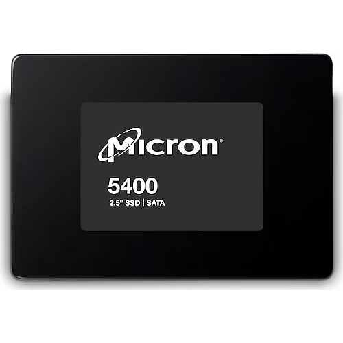 MICRON 5400 Pro, MTFDDAK960TGA-1BC1ZABYYR, 960GB, 540/520, SERVER ve NAS için Enterprise, 2,5&quot; SATA, SSD