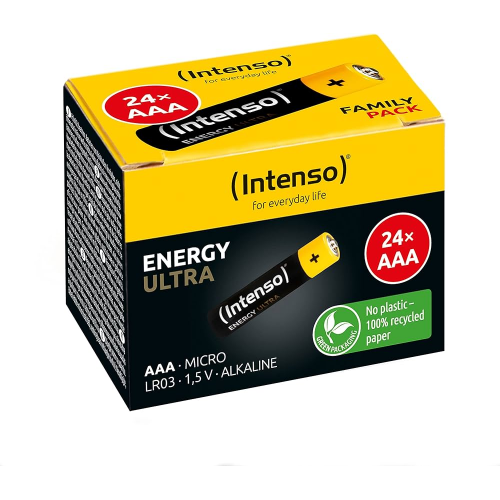 INTENSO 7501814, Energy Ultra, LR03, AAA, 1.5Volt, 24 lü Paket, PİL