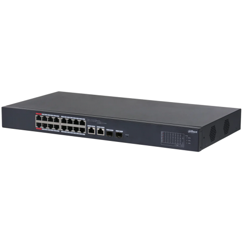 DAHUA CS4218-16ET-135 16Port, Megabit, 16 Port PoE, 135W, +2 Port SFP Gigabit Combo, Cloud Yönetilebilir, Switch