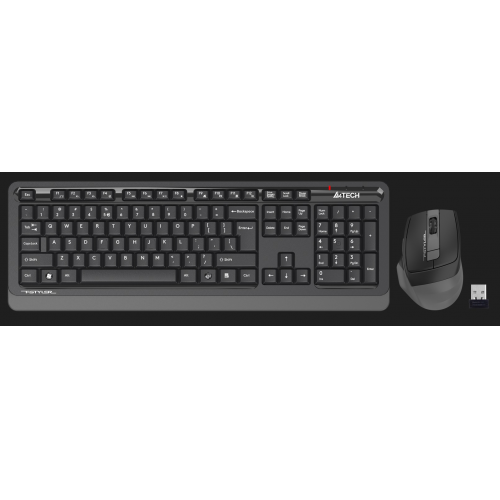 A4 TECH FG1035, Gri, FSTYLER, Türkçe Q, Kablosuz, Klavye Mouse Set