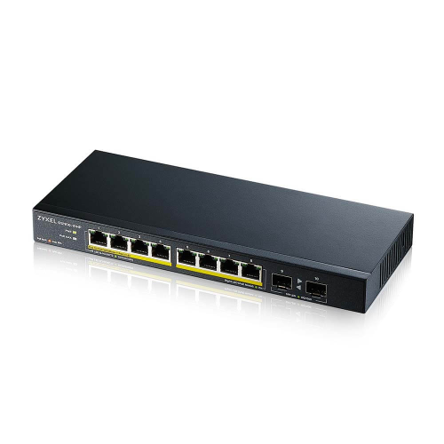 ZyXEL GS1100-10HP 8 PORT GIGABIT+2 SFP POE SWITCH