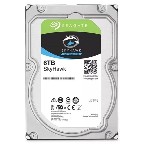 SEAGATE SKYHAWK, ST6000VX001, 3.5&quot;, 6TB, 256Mb, 5900Rpm, Güvenlik, HDD