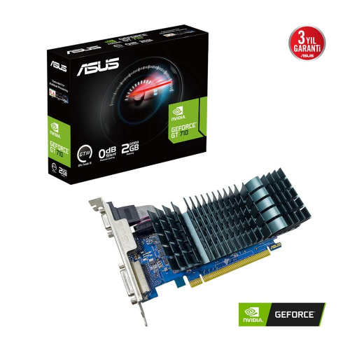 ASUS GT710-SL-2GD3-BRK-EVO 2Gb DDR3 64Bit 1xD-SUB 1xHDMI 1xDVI