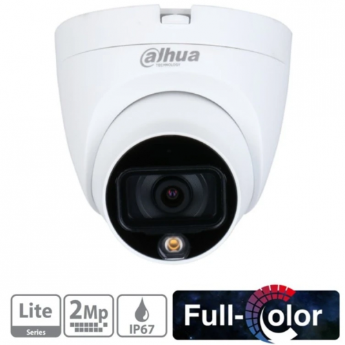 DAHUA HAC-HDW1209TLQ-LED-0280B 2Mpix  20 Mt Gece Gör.,2,8mm Lens, Full Color,4 IN 1, Dome Kamera