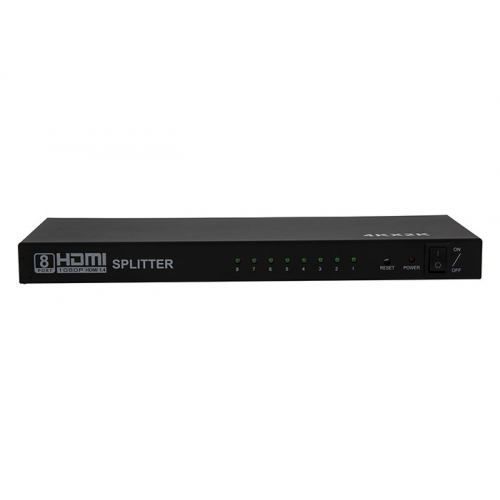 HYTECH HY-LU8, 8Port, 4K Çözünürlük, HDMI Splitter