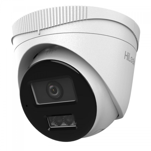 HILOOK IPC-T240HA-LU, 4Mpix, 2,8mm Lens, H265+, Dual Light, 30Mt Gece Görüşü, Dahili Mikrofon, IP67, PoE, Dome, IP Kamera