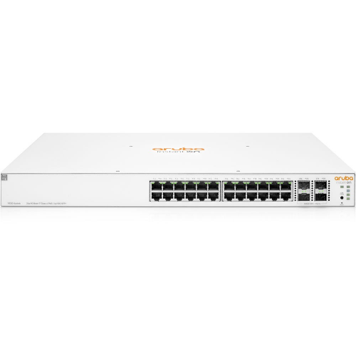 HP Aruba Instant On JL684A 1930-24G, 24Port,  GigaBit, 24 Port PoE, 370W, 4 Port Gigabit SFP, Yönetilebilir, Rack Mount Switch