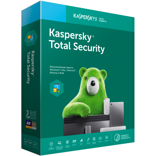 Kaspersky TOTAL SECURITY 1 Kullanıcı, 1 YIL, Kutulu Ürün