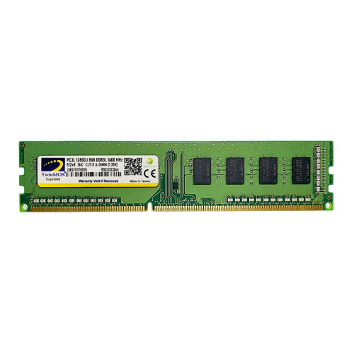 TwinMOS MDD3L8GB1600D, 8GB, DDR3, 1600MHz, 1.35V Desktop Ram