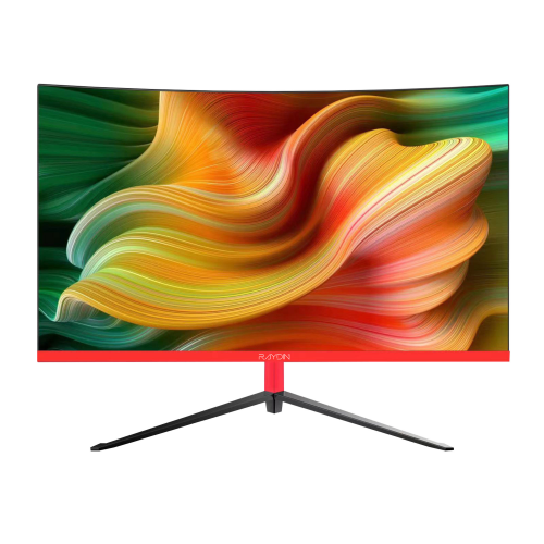 RAYDIN R270VABC, 27&quot;, 2ms, 75Hz, Full HD, D-Sub, HDMI, Frameless, R1800 Curved, VA LED Monitör (Siyah)