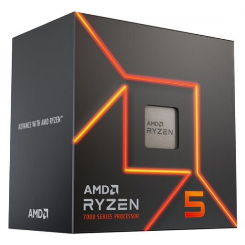 AMD RYZEN 5 7600 6 Core, 3,80-5,10GHz, 38Mb Cache, 65W, AM5 Soket, BOX (Kutulu) (Grafik Kart VAR, Fan VAR)