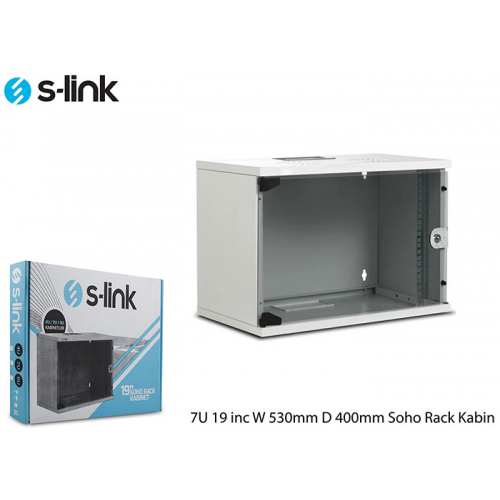 S-LINK 7U 530x400 Soho Rack Kabinet (Demonte)