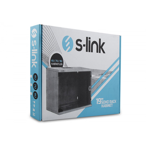 S-LINK 9U 530x400 Soho Rack Kabinet (Demonte)