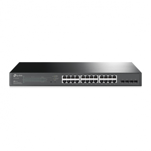 TP-LINK OMADA PROJE, TL-SG2428P, 24 Port, Gigabit, Metal Kasa, 24 Port PoE, 250W, +4Port GigaBit SFP, Yönetilebilir, Rackmount Switch