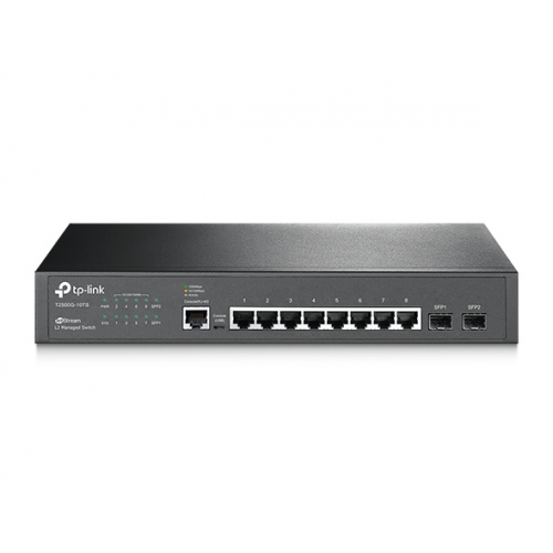 TP-LINK OMADA PROJE, TL-SG3210, 8 Port, GigaBit, Metal Kasa, +2Port GigaBit SFP, Yönetilebilir, Rackmount Switch