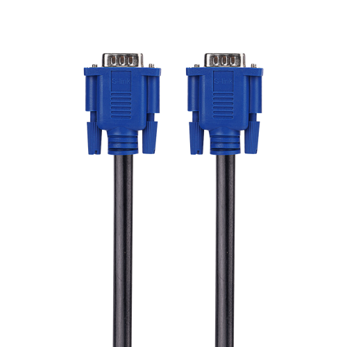 S-LINK SL-VGA19, 15Pin, İki Ucu Erkek, 5mt, VGA Kablosu