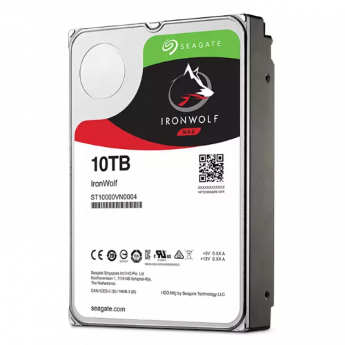 SEAGATE IRONWOLF, ST10000VN0008, 3.5&quot;, 10TB, 256Mb, 7200Rpm, SERVER/NAS HDD