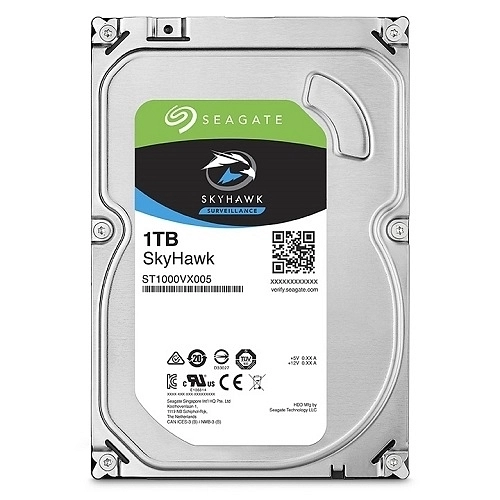 SEAGATE SKYHAWK, ST1000VX005, 3.5&quot;, 1TB, 64Mb, 5900Rpm, Güvenlik, HDD