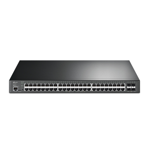 TP-LINK OMADA PROJE, TL-SG3452XP, 48 Port, GigaBit, Metal Kasa, 48 Port PoE, 500W, +4Port 10GE SFP, Yönetilebilir, Rackmount Switch