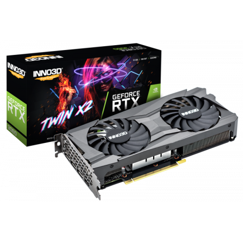 INNO3D N30602-12D6-119032AH, TWIN X2, RTX3060, 12GB, 192Bit, GDDR6, 1xHDMI, 3xDP GAMING Ekran Kartı