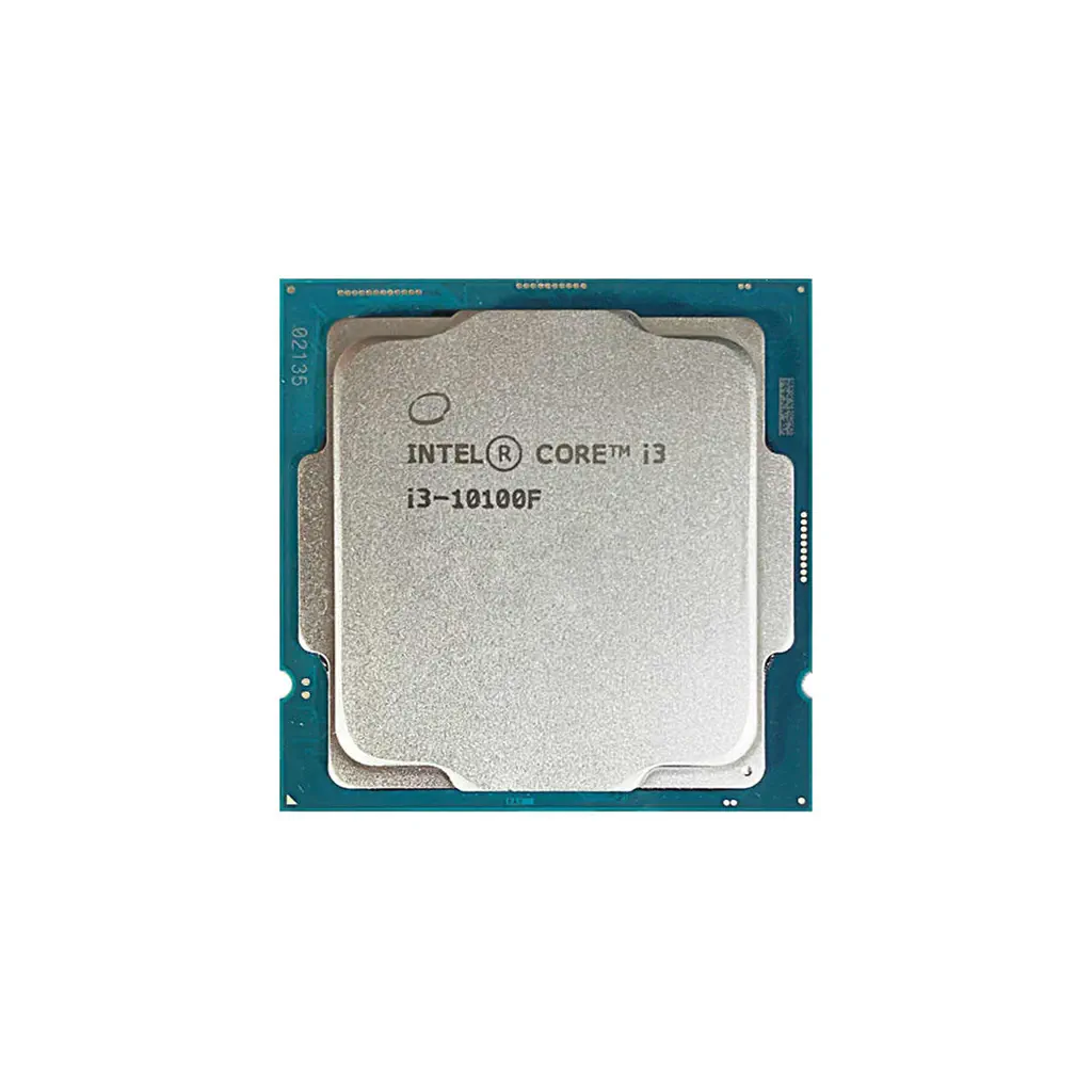 INTEL i3-10100F 4 Core, 3.60Ghz, 6Mb, 65W,  LGA1200,10.Nesil, Tray, (Dahili Grafik YOK, Fan YOK)
