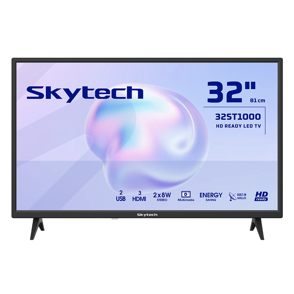 SKYTECH 32ST1000 32&quot; 82cm, HD Ready, Dahili Uydu Alıcılı, Led Televizyon