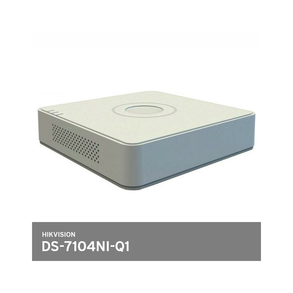 HIKVISION DS-7104NI-Q1, 4Kanal, 4Mpix, H265+, 1 HDD Desteği, 1520P Kayıt, 60Mbps Bant Genişliği, NVR