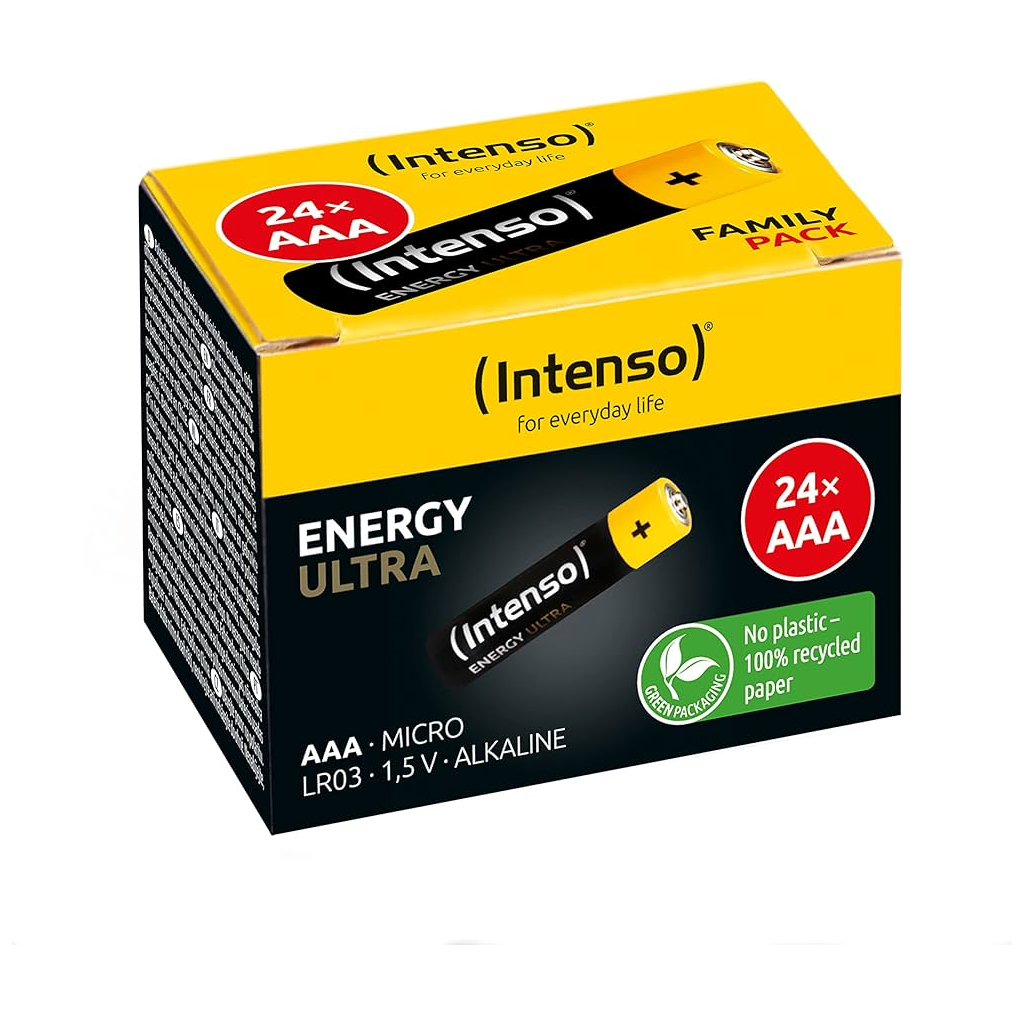 INTENSO 7501814, Energy Ultra, LR03, AAA, 1.5Volt, 24 lü Paket, PİL