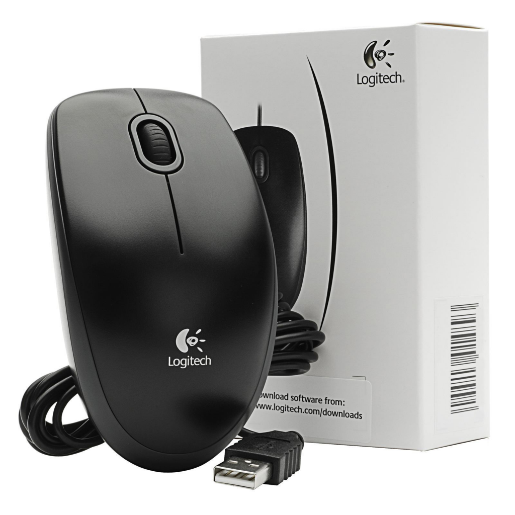 LOGITECH 910-003357, B100 Siyah, USB Kablolu, 1000dpi, Optik, 3 Tuşlu, Mouse