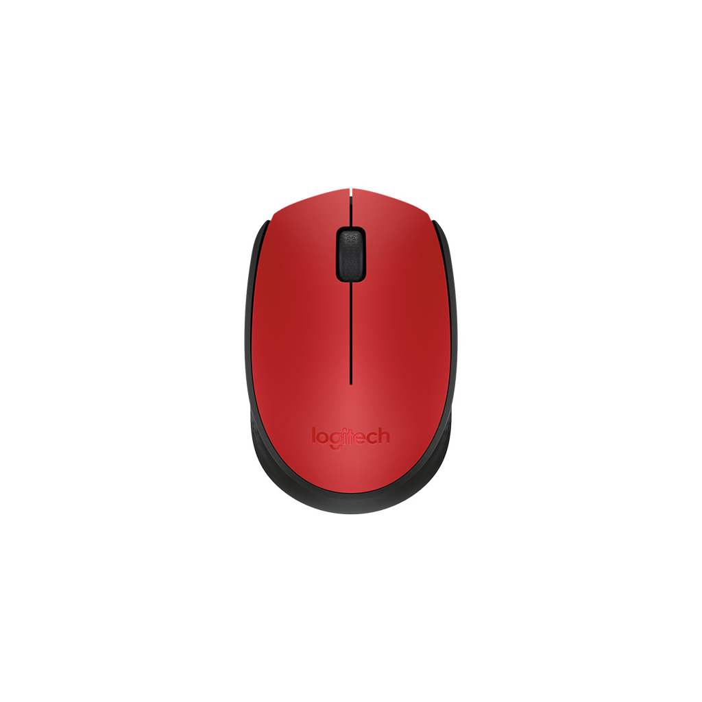 LOGITECH 910-004641, M171 Kırmızı, USB Nano 2,4G Kablosuz, 1000dpi, Optik, 3 Tuşlu, 12ay Pil Ömrü, Mouse