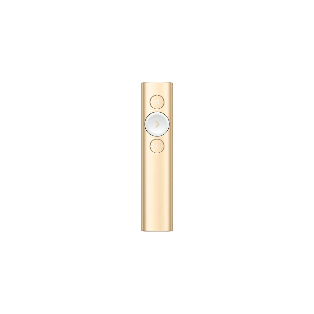 LOGITECH 910-004862, Spotlight Wireless Presenter, Sunum Cihazı (Gold)