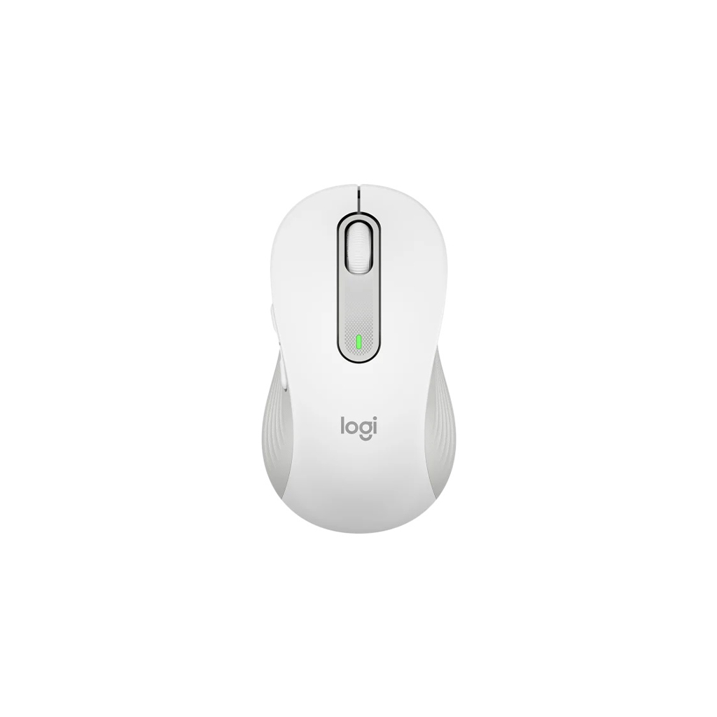 LOGITECH 910-006238, M650L Signature, Beyaz, Sağ El, USB Nano 2,4G Kablosuz,4000dpi, Optik, 5 Tuşlu, 24ay Pil Ömrü, Sessiz Mouse