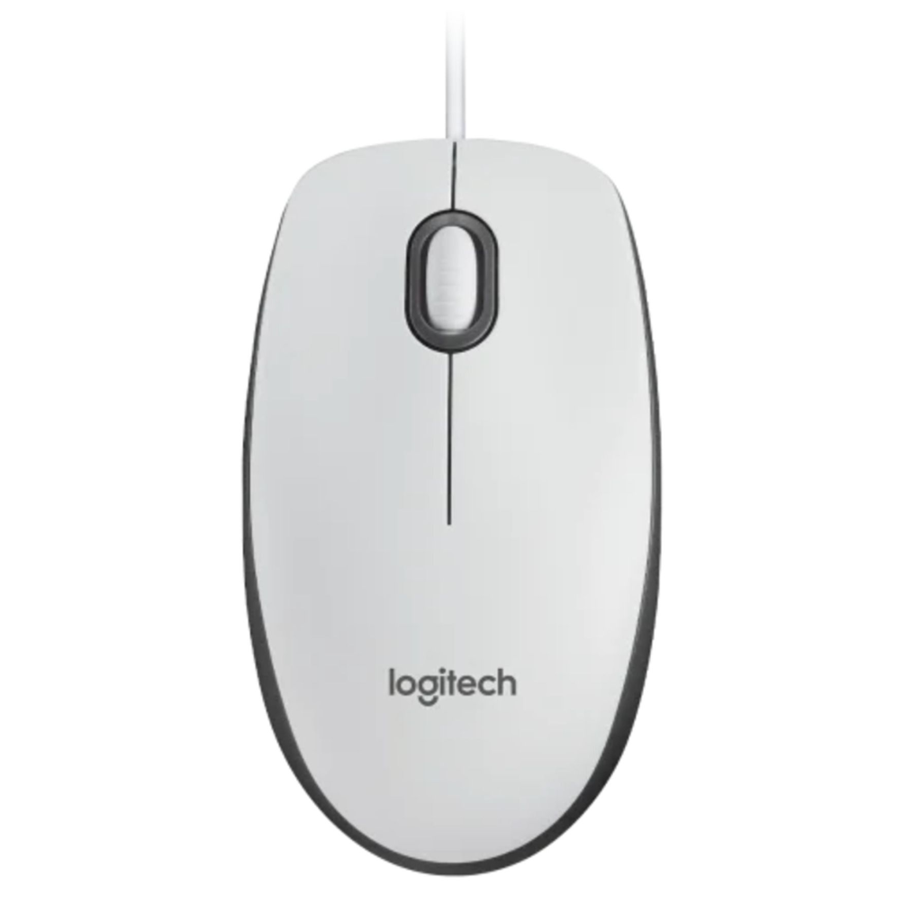 LOGITECH 910-006764, M100 Beyaz, USB Kablolu, 1000dpi, Optik, 3 Tuşlu, Mouse