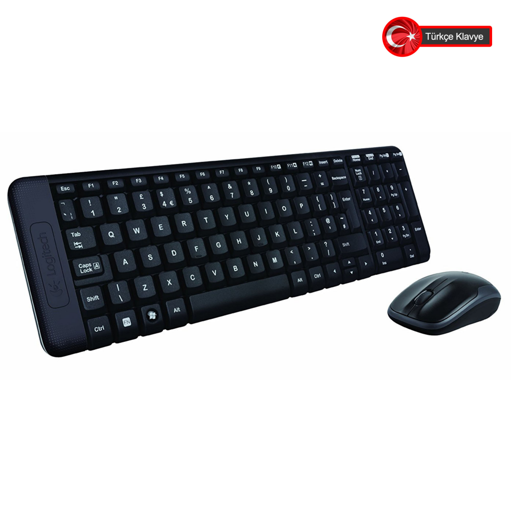 Logitech MK220 (920-003163) Kablosuz Türkçe Q Klavye/Mouse Set