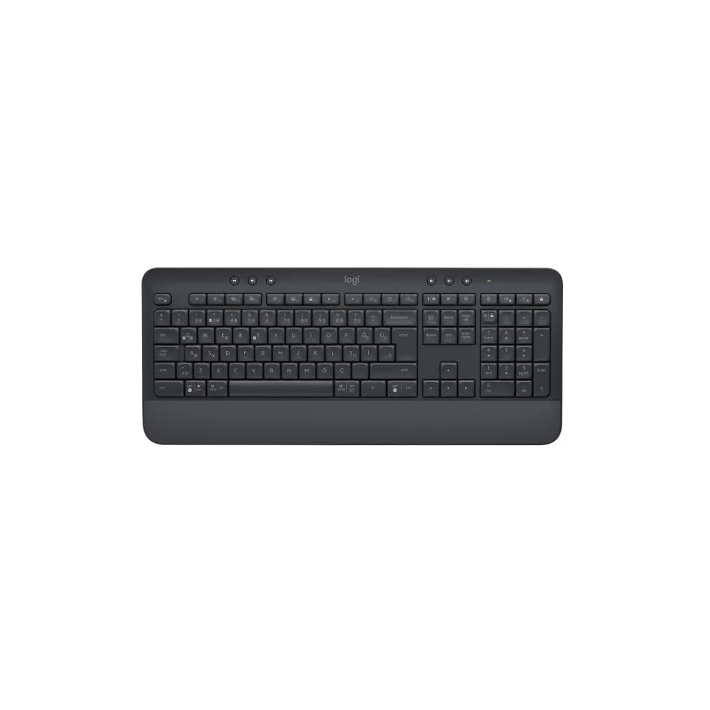 LOGITECH SIGNATURE K650, 920-010919, Siyah, Bluetooth, Türkçe Q, Multimedya, Sıvı Temasına Dayanıklı, Klavye