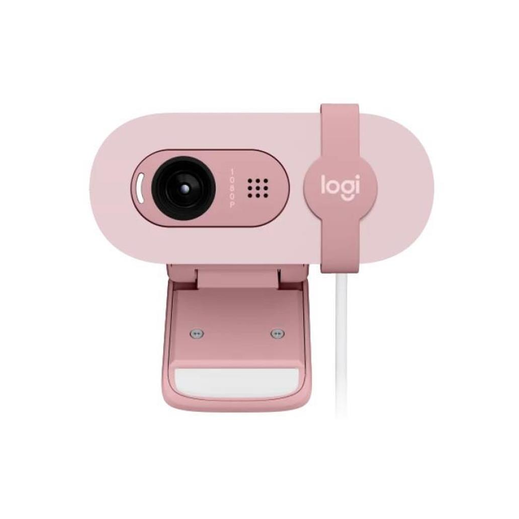 LOGITECH  960-001623, BRIO 100 WCM V-U0072, Full HD, Dahili Mikrofonlu, Rose Webcam