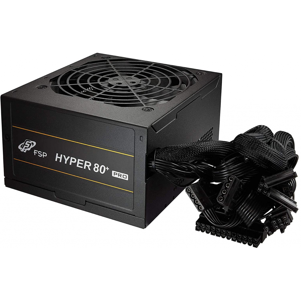 FSP HYPER PRO, H3-650, 650W, AKTIF PFC, 80+ Bronze, GAMING, ATX, Power Supply (PSU)