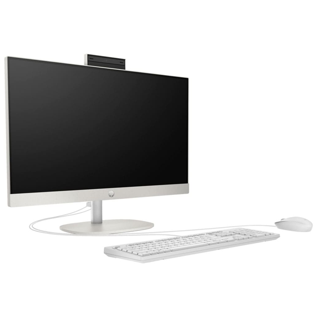 HP A1JZ1ES, ProOne 240 G10, i5-1335U, 23,8" FHD Ekran, 16Gb Ram, 512Gb SSD, Paylaşımlı Ekran Kartı, Free Dos All In One PC, BEYAZ