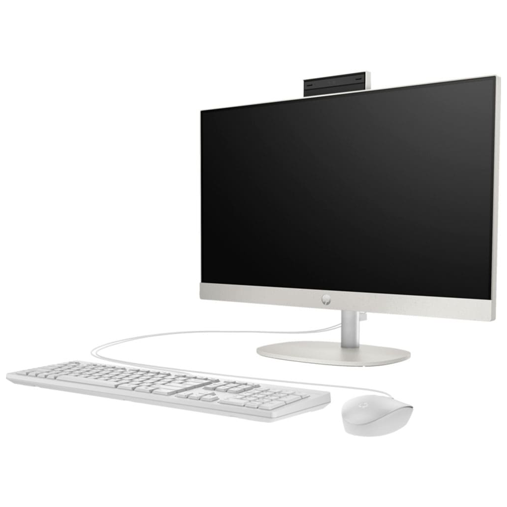 HP A1JZ1ES, ProOne 240 G10, i5-1335U, 23,8" FHD Ekran, 16Gb Ram, 512Gb SSD, Paylaşımlı Ekran Kartı, Free Dos All In One PC, BEYAZ