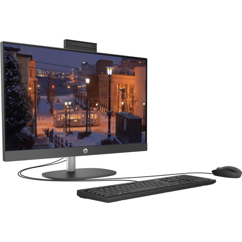 HP A1JZ3ES, ProOne 240 G10, i5-1335U, 23,8" FHD Ekran, 16Gb Ram, 512Gb SSD, Paylaşımlı Ekran Kartı, Free Dos All In One PC, SİYAH
