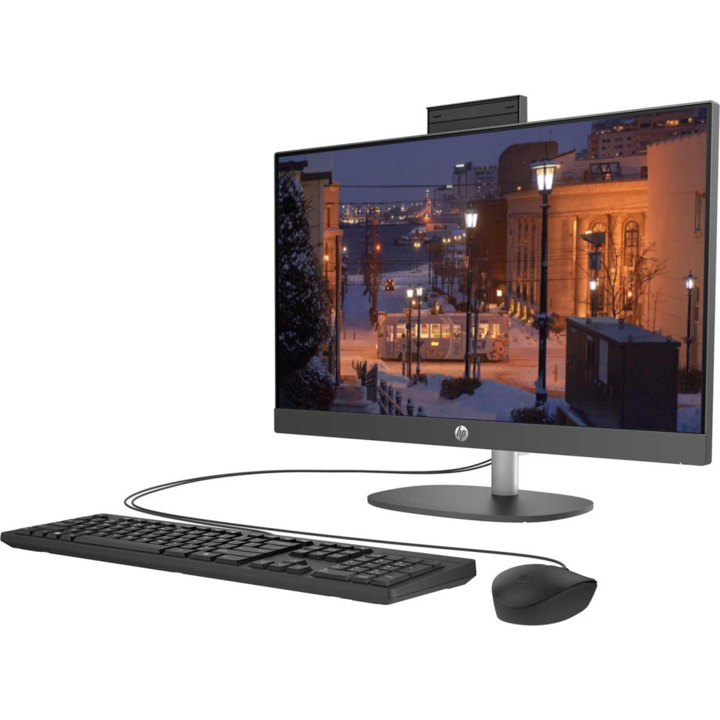 HP A1JZ3ES, ProOne 240 G10, i5-1335U, 23,8" FHD Ekran, 16Gb Ram, 512Gb SSD, Paylaşımlı Ekran Kartı, Free Dos All In One PC, SİYAH