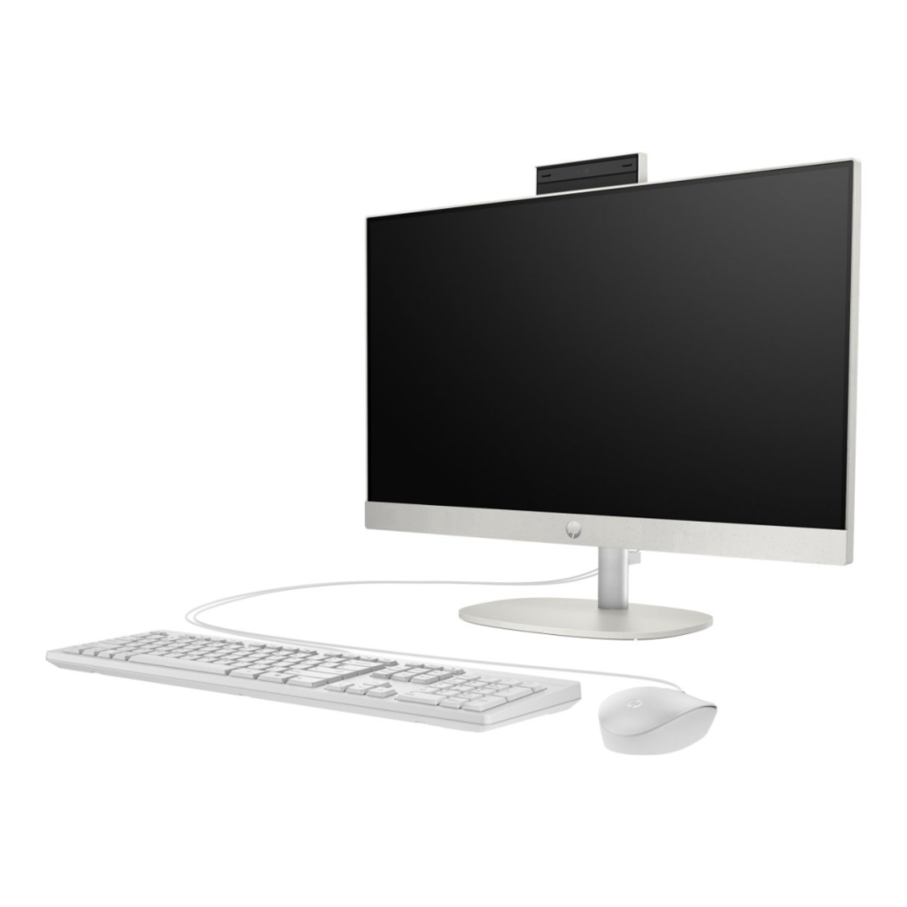 HP A1JY9ES, ProOne 245 G10, Ryzen 5 7520U, 23,8" FHD Ekran, 16Gb DDR5 Ram, 512Gb SSD, Paylaşımlı Ekran Kartı, Free Dos All In One PC, BEYAZ (060)