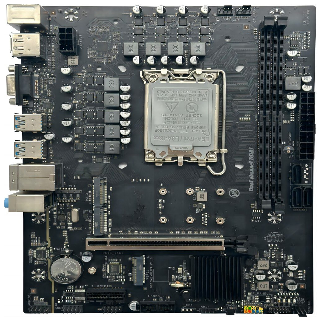 ARKTEK ALPHA FORCE, AK-B760M EG, 2xDDR5, 2x M.2, D-SUB, HDMI, DP, 12-13.14.Nesil, LGA1700 Soket, Anakart