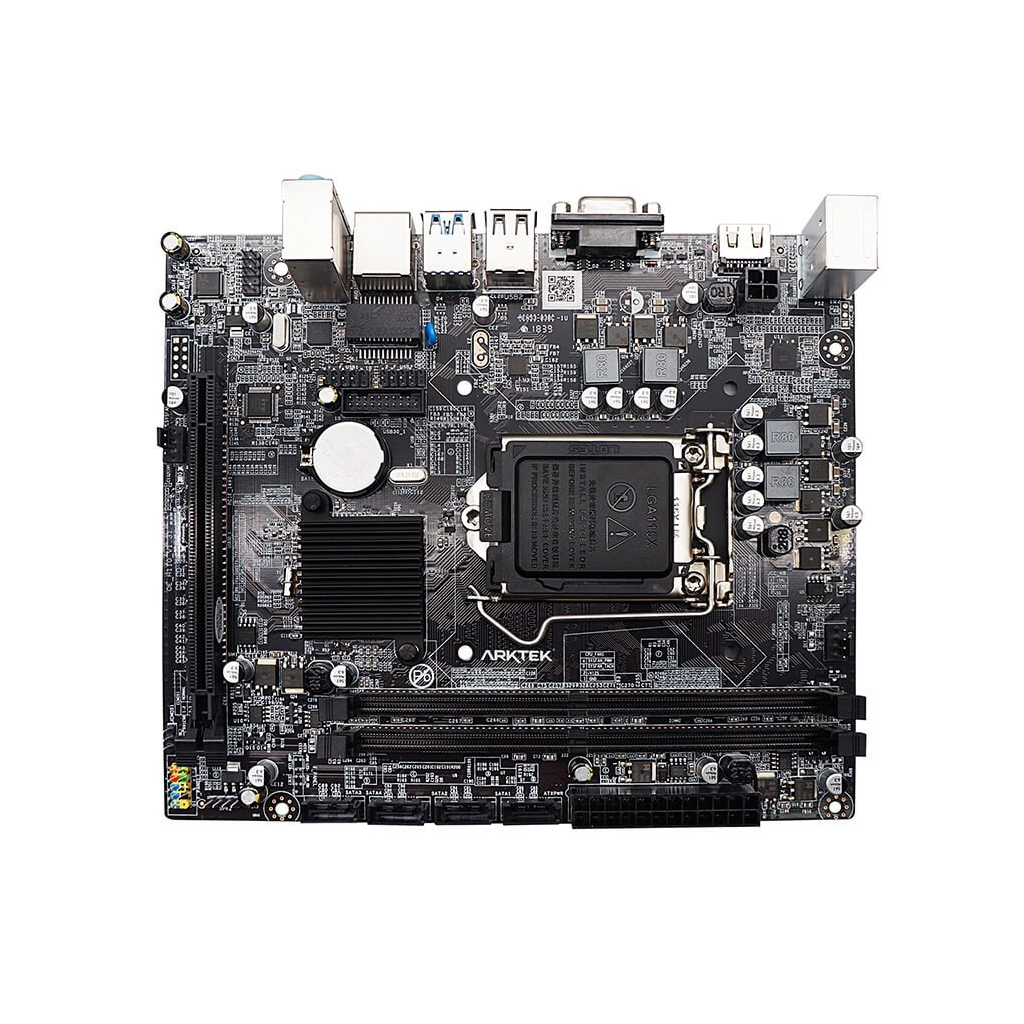 ARKTEK ALPHA FORCE, AK-H110M EG, 2xDDR4, D-SUB, HDMI, 7.8.9.Nesil, LGA1151 Soket, Anakart