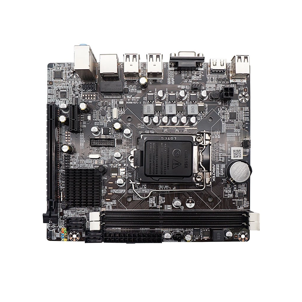 ARKTEK ALPHA FORCE, AK-H61M EL, 2xDDR3, M.2, D-SUB, HDMI, 2-3.Nesil, LGA1155 Soket, Anakart