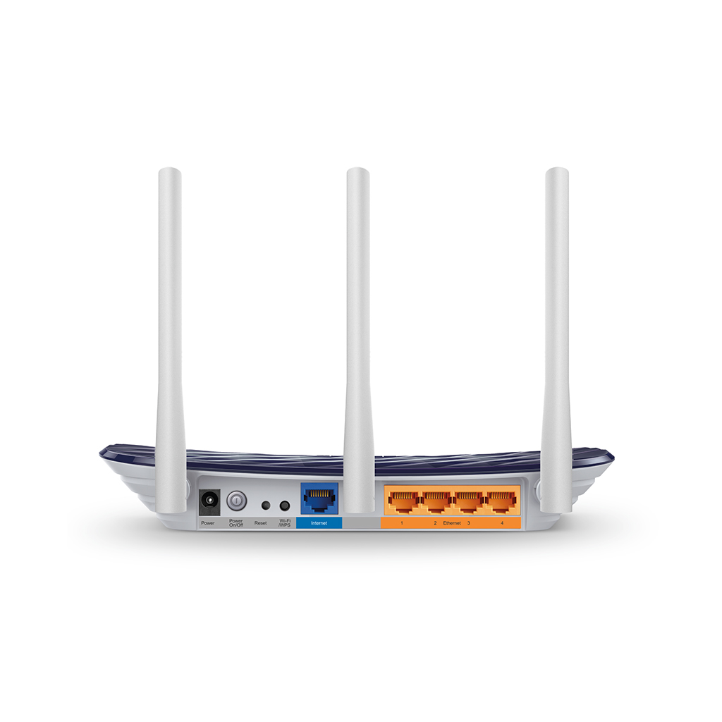 TP-LINK ARCHER C20, AC750, 4Port, 300-433Mbps, Dual Band WiFi, Masaüstü, Megabit, Router, Access Point, Range Extender