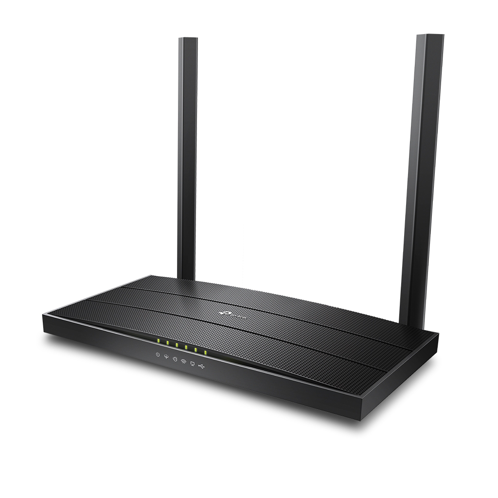 TP-LINK ARCHER VR400 V3, AC1200, 4 Port, Dual Band Wifi, 867Mbps, 2×Anten, 3G-4G USB Desteği, VDSL2, ADSL2+ MODEM