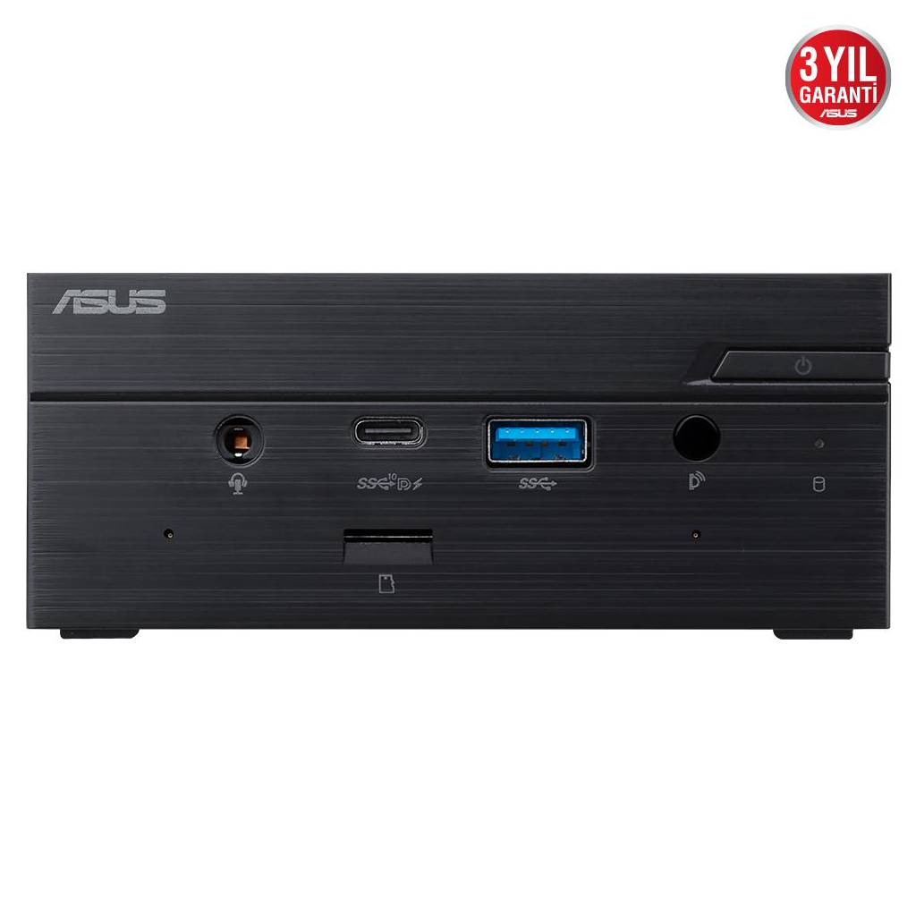 ASUS Mini PC PN51-S1-B-B5285MD, AMD Ryzen 5 5500U, 8Gb Ram, 256Gb SSD, Paylaşımlı Ekran Kartı, Wi-Fi, Bluetooth, FreeDos, MFF MiniPC