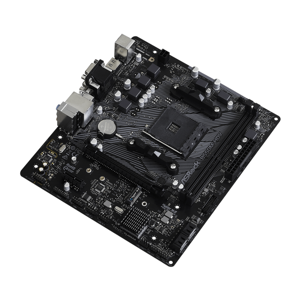 ASROCK, B550M-HDV, 2xDDR4, M.2, D-SUB, DVI, HDMI, AM4 Soket Anakart